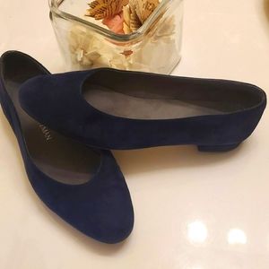 Stuart Weitzman suede flats